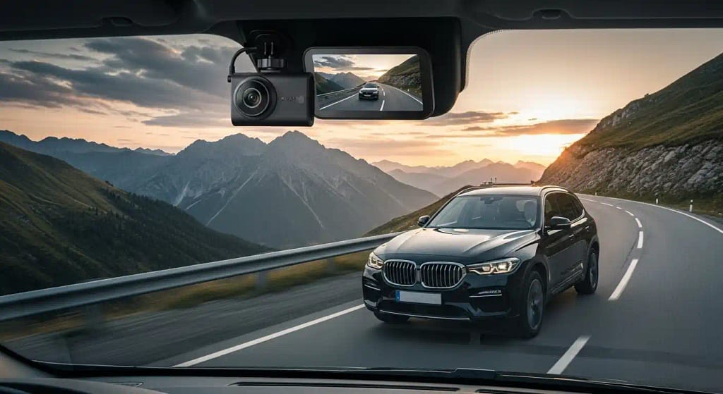 Best dash cam for road trips mounted on SUV
