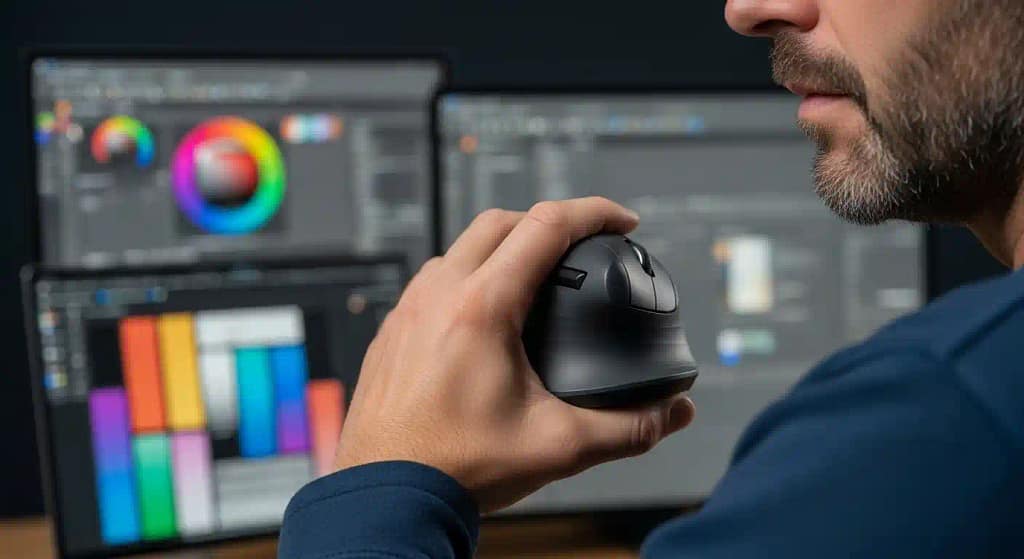 ergonomic mouse for graphic designers wrist comfort
