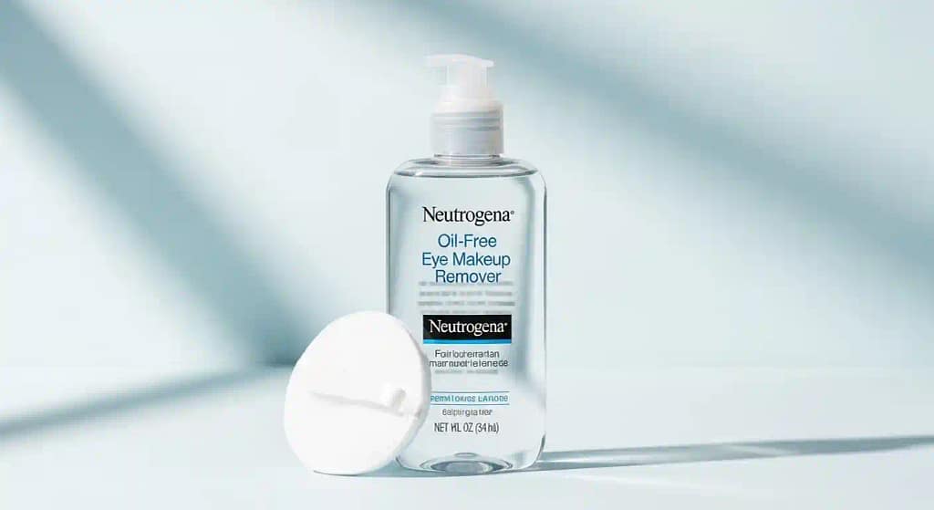 Neutrogena gentle eye makeup remover for post-surgery use