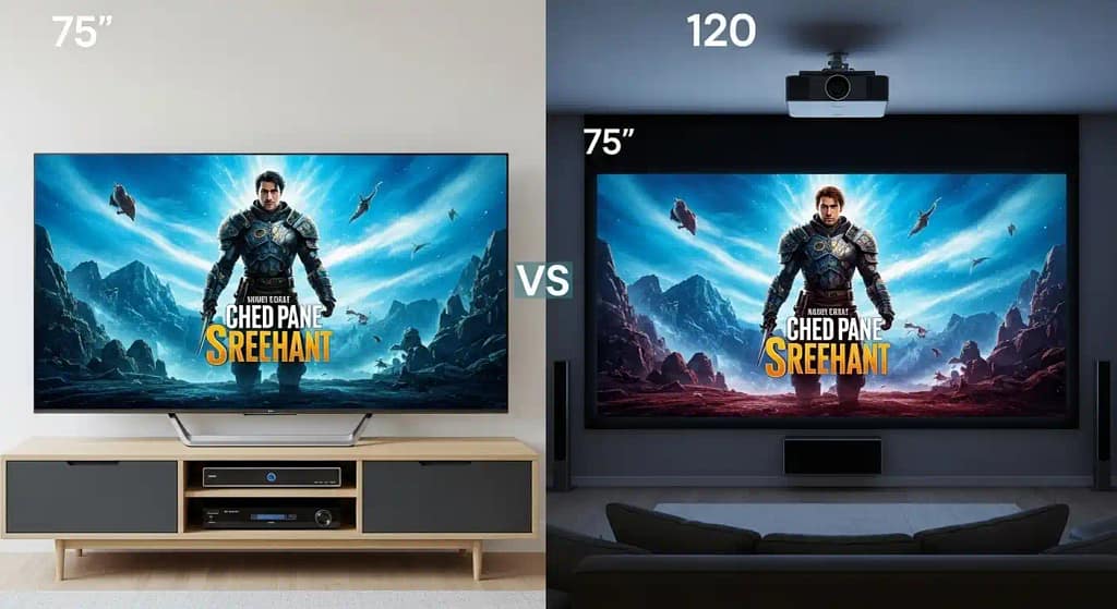 Why people choose a projector and not a TV