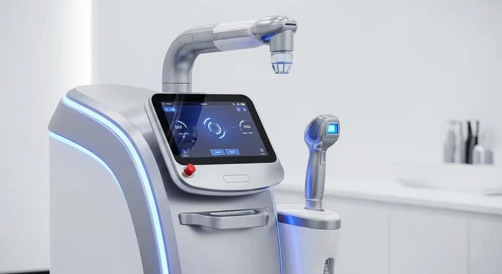 Can the Newest Laser Hair Removal Machines Remove Gray Hair - machine is in a clinic
