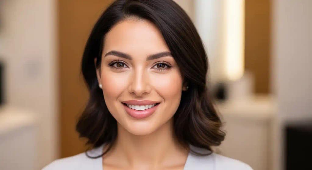 lip flip before and afters showing fuller upper lip