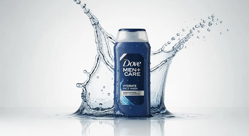 dove men care hydrate face wash for sensitive skin