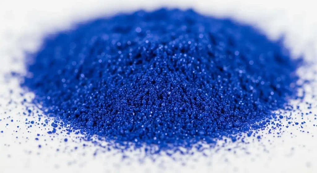 Close-up texture of Moroccan Nila powder used in Moroccan beauty rituals.