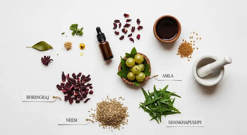 Indulekha hair oil ingredients bhringraj amla neem