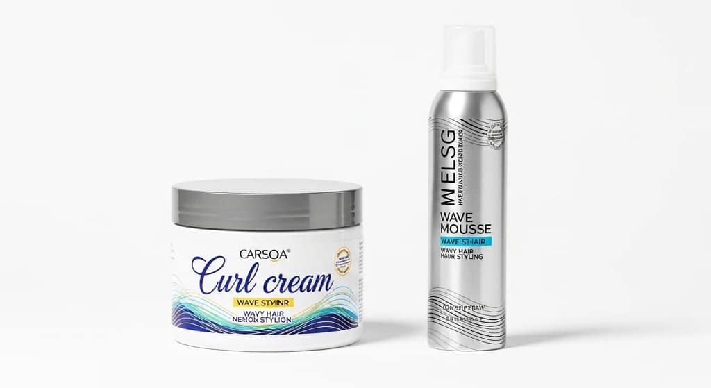 curl cream vs mousse for wavy hair styling products comparison