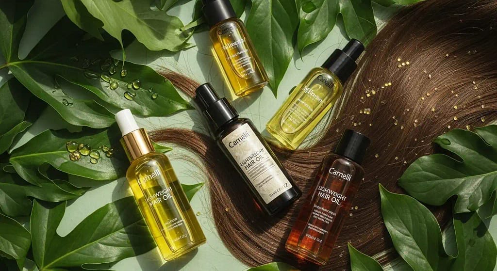 Collection of best lightweight hair oils for fine hair