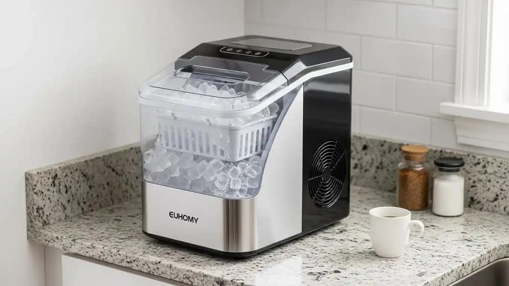 Euhomy countertop nugget ice maker budget option