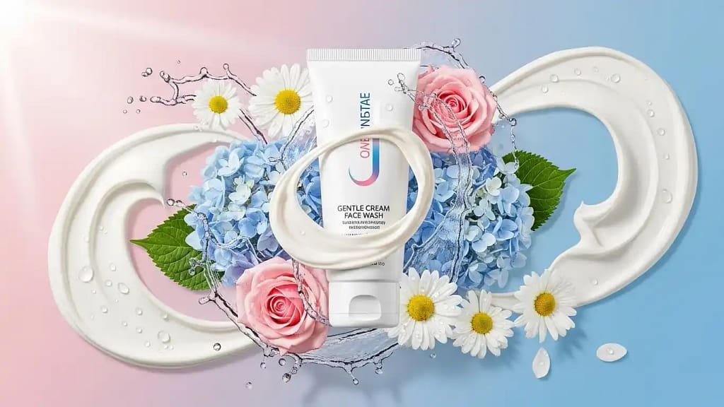 Gentle Cream Face Wash Product Info and Reviews for dry sensitive and glowing skin