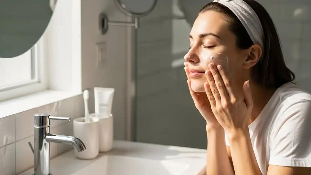 how to use face wash cream step by step