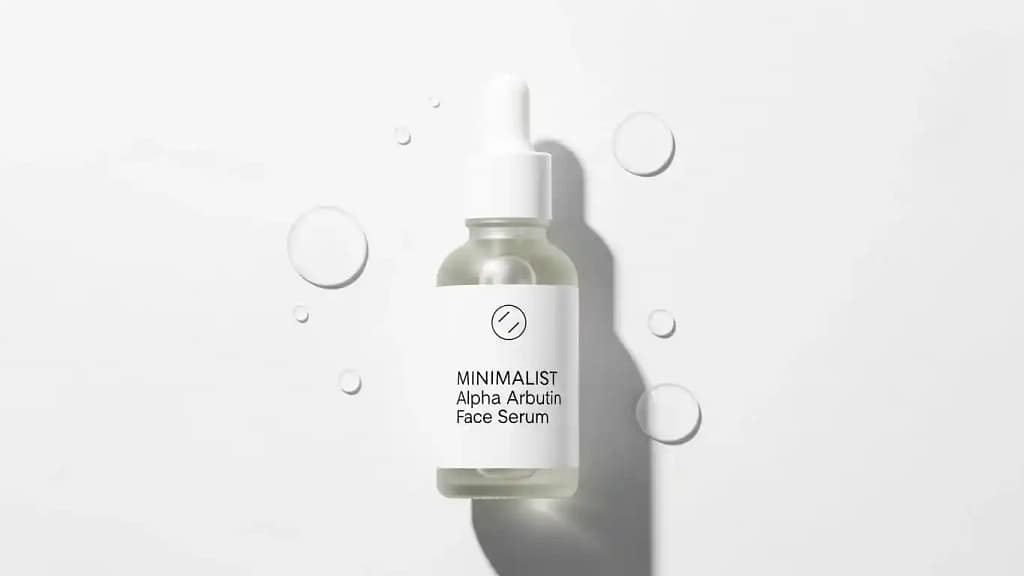 Minimalist Alpha Arbutin Face Serum reviews for dark spots and hyperpigmentation