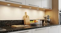 low voltage under cabinet lighting​ Round LED puck for kitchen and office use